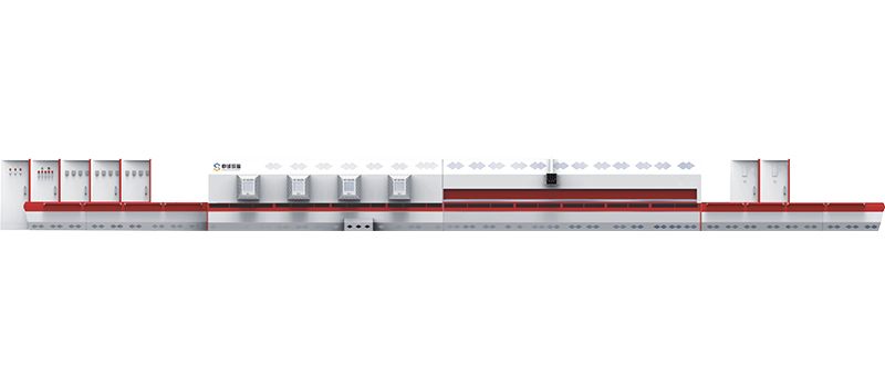 通过式强制对流单室钢化炉
